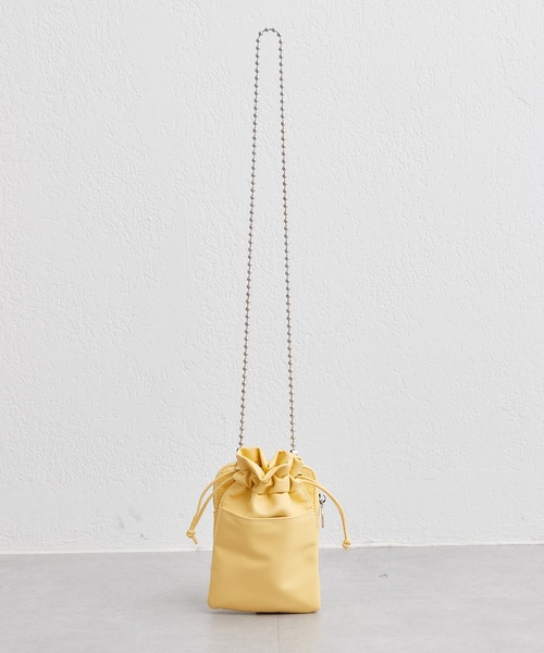 CIAOPANIC TYPY（チャオパニックティピー）の「ボールチェーンダブルポケットショルダー（ショルダーバッグ・レディース・ブラック/シルバー/イエロー/アイボリー・ONE SIZE）」の11枚目の写真