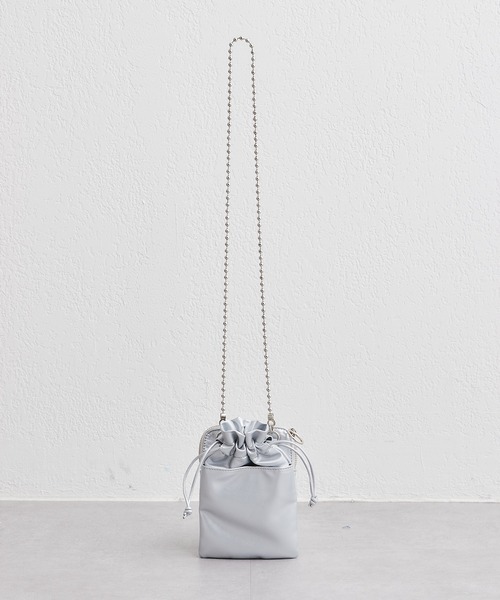 CIAOPANIC TYPY（チャオパニックティピー）の「ボールチェーンダブルポケットショルダー（ショルダーバッグ・レディース・ブラック/シルバー/イエロー/アイボリー・ONE SIZE）」の12枚目の写真