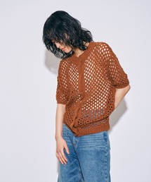 【4youstory】2wayメッシュカーディガン