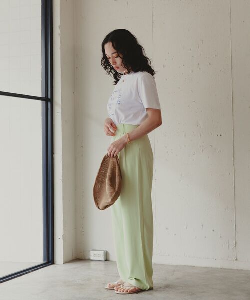 Kari & lili(カウリアンドリィリィ)の「collor tuck pants(その他パンツ・レディース・ライトブルー/ライトグリーン/ライトピンク・MEDIUM/LARGE)」の8枚目の写真