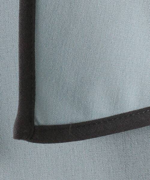 OPAQUE.CLIP（オペークドットクリップ）の「◆配色フリルカラーワンピース（ワンピース・レディース・サックスブルー系4/レンガ/ブラック系4・36/38）」の8枚目の写真