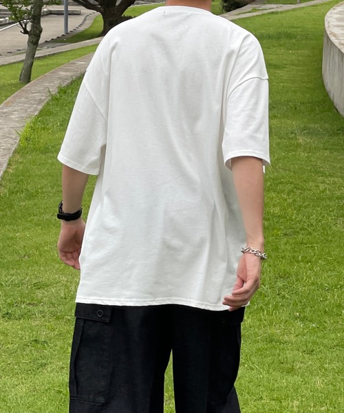 kutir(クティール)の「カレッジロゴライオンTシャツ(Tシャツ/カットソー・メンズ・ブラック/オフホワイト/グリーン・MEDIUM/LARGE)」の11枚目の写真