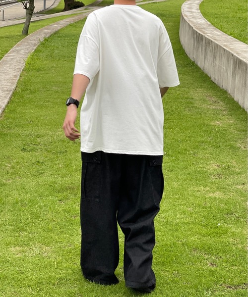 kutir(クティール)の「カレッジロゴライオンTシャツ(Tシャツ/カットソー・メンズ・ブラック/オフホワイト/グリーン・MEDIUM/LARGE)」の8枚目の写真