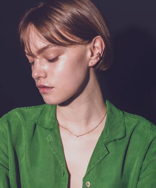 and cloud（アンドクラウド）の「Grayscale Black-Gray Diamond Necklace（ネックレス・レディース・シルバー/イエローゴールド・FREE）」の2枚目の写真