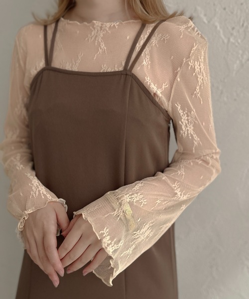 apres jour clair（アプレジュールクレア）の「【apres jour clair】レーストップス【ZOZOTOWN限定アイテム】（Tシャツ/カットソー・レディース・アイボリー/ベージュ・フリー/X-LARGE）」の22枚目の写真