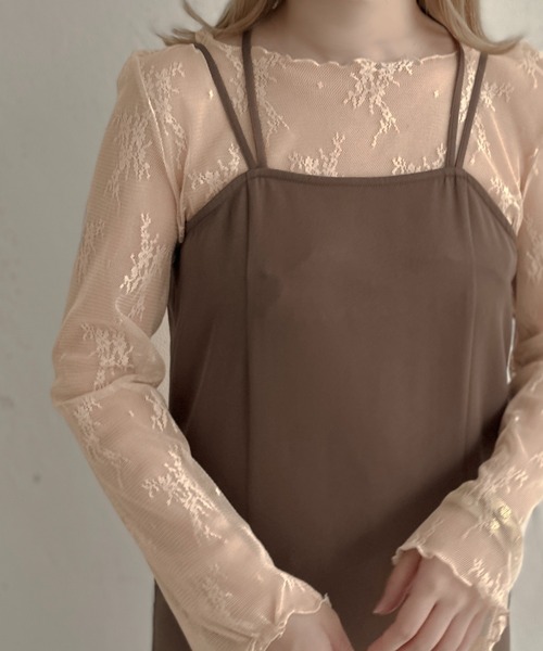 apres jour clair（アプレジュールクレア）の「【apres jour clair】レーストップス【ZOZOTOWN限定アイテム】（Tシャツ/カットソー・レディース・アイボリー/ベージュ・フリー/X-LARGE）」の19枚目の写真