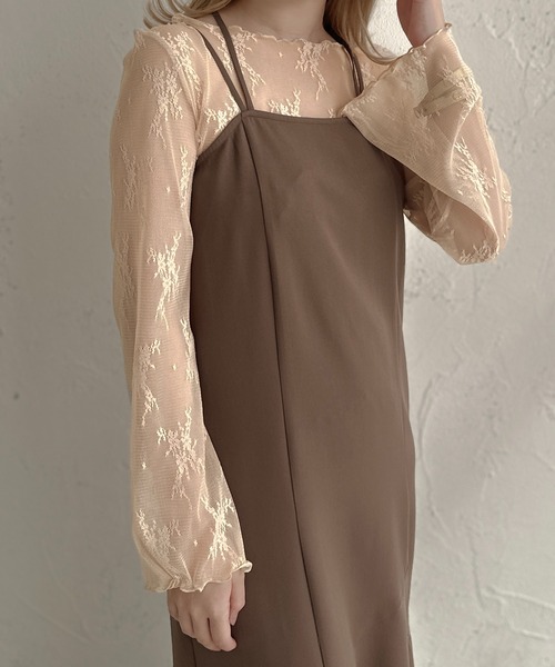 apres jour clair（アプレジュールクレア）の「【apres jour clair】レーストップス【ZOZOTOWN限定アイテム】（Tシャツ/カットソー・レディース・アイボリー/ベージュ・フリー/X-LARGE）」の18枚目の写真