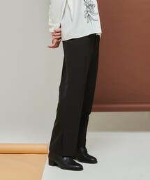 tk.TAKEO KIKUCHI | ワンタックストレートスリットパンツ(その他パンツ)