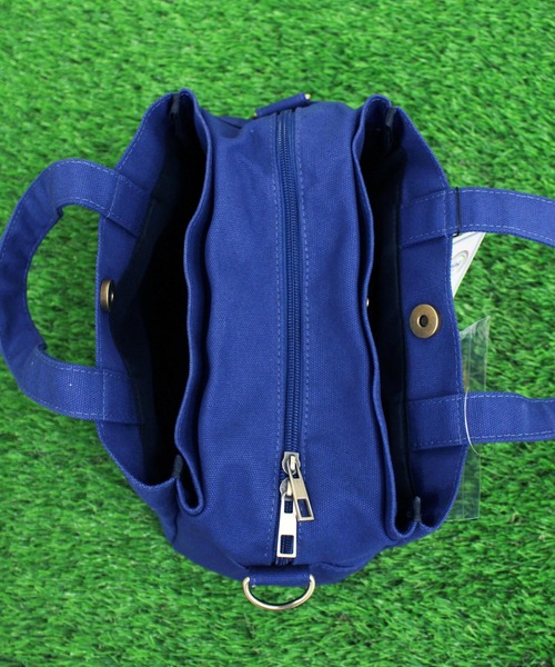 TopIsm（トップイズム）の「2WAY キャンバス ゴルフミニカートバッグ（ゴルフグッズ・メンズ・ブルー/モカ/ネイビー/アイボリー/イエロー/ブラック/カーキ/パープル/グレー/スミクロ/ネイビー系1/グリーン/グリーン系1・FREE）」の22枚目の写真