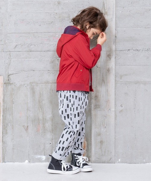 RAGMART（ラグマート）の「ウィンドブレーカー（パーカー・キッズ・グレー/レッド・110cm/100cm/120cm/130cm）」の3枚目の写真