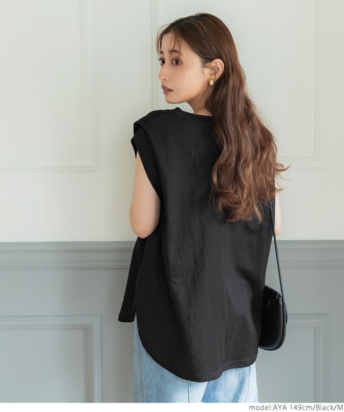 coca（coca）（コカ）の「接触冷感タックブラウス（シャツ/ブラウス・レディース・ブラック/ブラウン・M/L）」の7枚目の写真