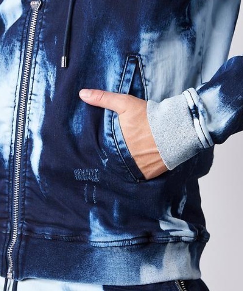 BALR.(ボーラー)の「BALR./ボーラー/Q-SERIES STRAIGHT ZIP THROUGH HOODIE/ジップパーカー / 日本限定/正規商品(パーカー・メンズ・グレー/ブルー・S/M/L/XS)」の10枚目の写真