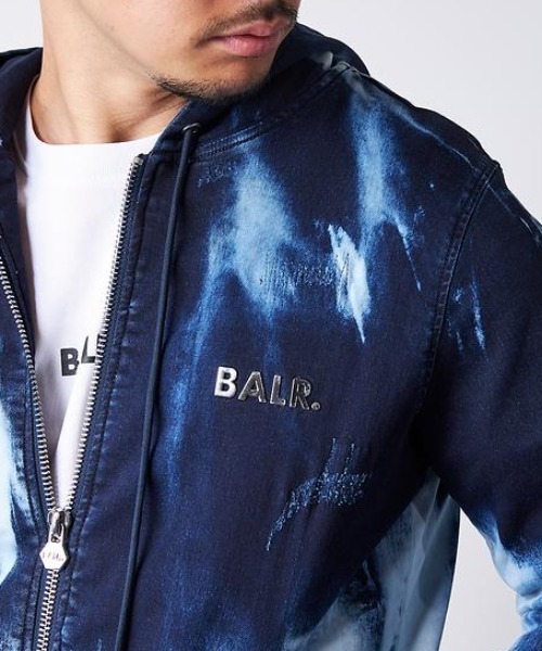 BALR. ボーラー ジャケットパーカー LOAB STRIPED JACKET メンズ