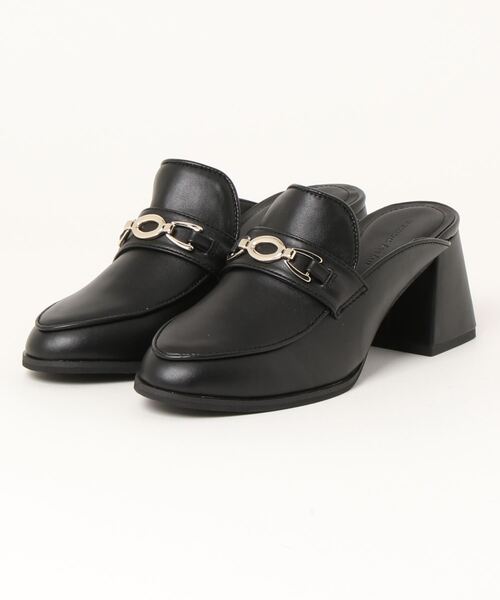 mysty woman(ミスティウーマン)の「ビットヒールミュール 353607(サンダル・レディース・ブラック/ブラウン・MEDIUM/LARGE)」の19枚目の写真