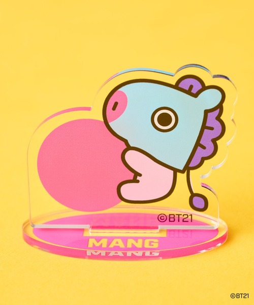 BT21(ビーティーイシビル)の「【BT21】アクリルメモスタンド(その他雑貨・レディース・パープル/ピンク/イエロー/オレンジ/ブルー/グリーン/ミント・FREE)」の6枚目の写真