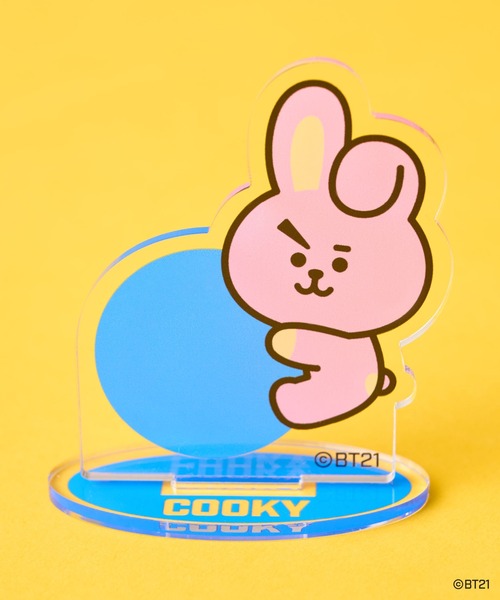 BT21(ビーティーイシビル)の「【BT21】アクリルメモスタンド(その他雑貨・レディース・パープル/ピンク/イエロー/オレンジ/ブルー/グリーン/ミント・FREE)」の4枚目の写真