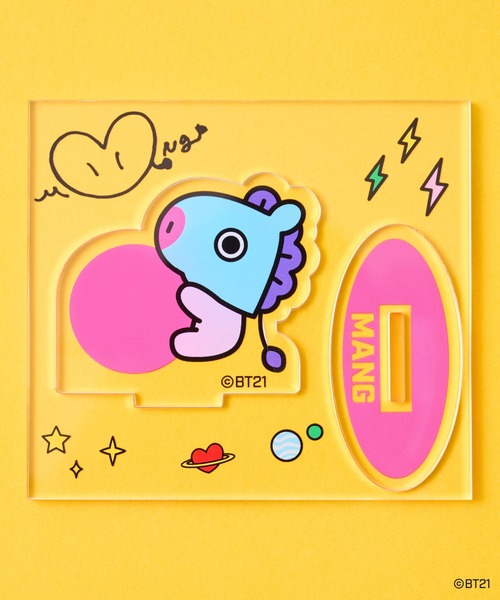 BT21(ビーティーイシビル)の「【BT21】アクリルメモスタンド(その他雑貨・レディース・パープル/ピンク/イエロー/オレンジ/ブルー/グリーン/ミント・FREE)」の15枚目の写真