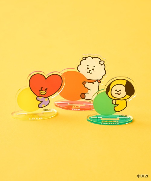 BT21(ビーティーイシビル)の「【BT21】アクリルメモスタンド(その他雑貨・レディース・パープル/ピンク/イエロー/オレンジ/ブルー/グリーン/ミント・FREE)」の11枚目の写真