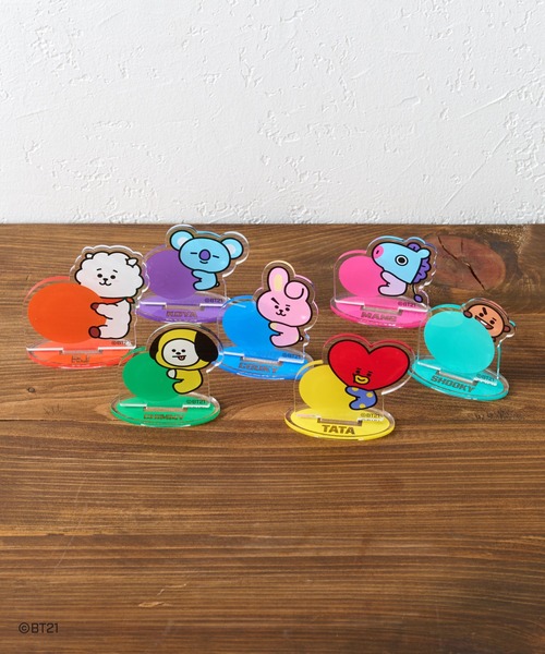 BT21(ビーティーイシビル)の「【BT21】アクリルメモスタンド(その他雑貨・レディース・パープル/ピンク/イエロー/オレンジ/ブルー/グリーン/ミント・FREE)」の8枚目の写真