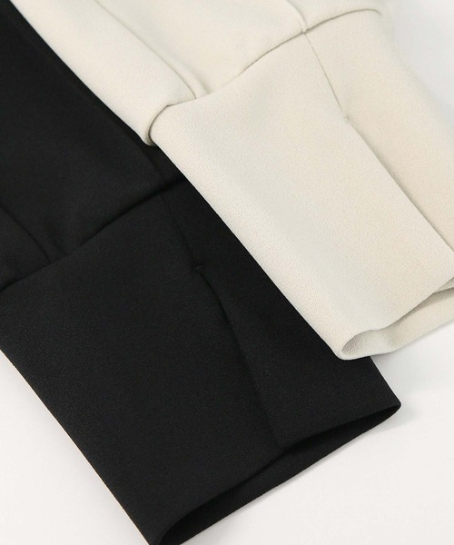 Acuta（アクータ）の「ピンタックジョガーパンツ（その他パンツ・レディース・ブラック/アイボリー・FREE）」の11枚目の写真