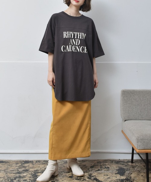 RETRO GIRL(レトロガール)の「ロゴルーズTee(Tシャツ/カットソー・レディース・ホワイト/ナチュラル/チャコールグレー・FREE)」の14枚目の写真