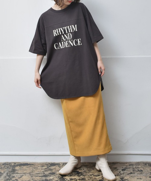 RETRO GIRL(レトロガール)の「ロゴルーズTee(Tシャツ/カットソー・レディース・ホワイト/ナチュラル/チャコールグレー・FREE)」の15枚目の写真