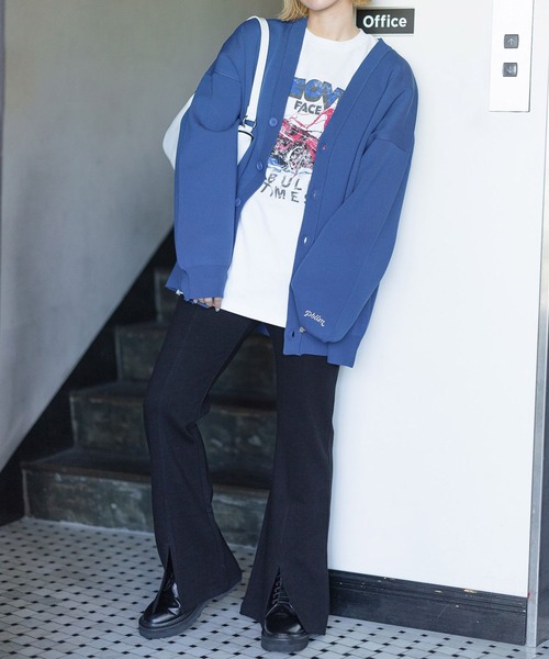 PBLIM（ページボーイリム）の「PAGEBOYLIM/ワイルドカーロンT（Tシャツ/カットソー・レディース・ブラック/パープル/オフホワイト・MEDIUM/LARGE）」の12枚目の写真