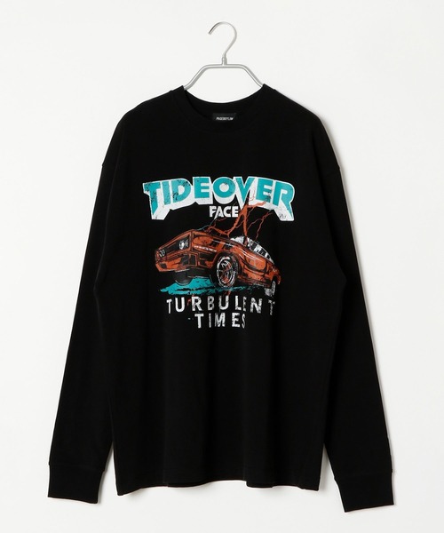 PBLIM（ページボーイリム）の「PAGEBOYLIM/ワイルドカーロンT（Tシャツ/カットソー・レディース・ブラック/パープル/オフホワイト・MEDIUM/LARGE）」の10枚目の写真