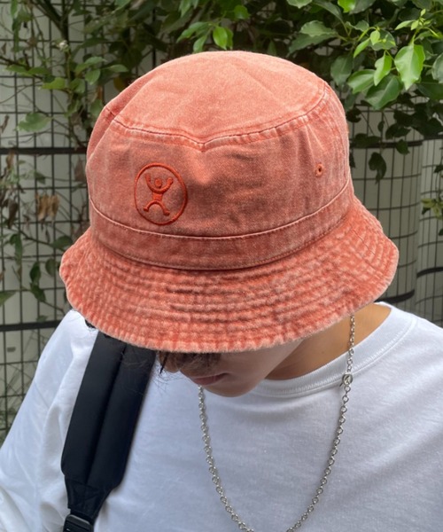 CIAOPANIC(チャオパニック)の「元気くんバケットハット(ハット・メンズ・ブラック/ブルー/オレンジ・ONE SIZE)」の3枚目の写真