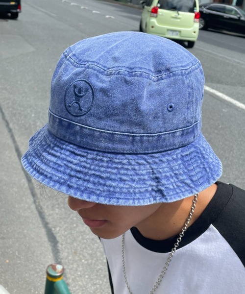 CIAOPANIC(チャオパニック)の「元気くんバケットハット(ハット・メンズ・ブラック/ブルー/オレンジ・ONE SIZE)」の17枚目の写真