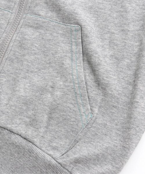 algy（アルジー）の「配色ステッチフードレスパーカー（カーディガン/ボレロ・キッズ・グレー/ラベンダー/ミント/ブラック・SMALL/XX-SMALL/MEDIUM/X-SMALL/XXX-SMALL）」の15枚目の写真