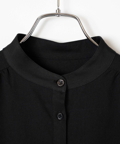 WEGO（ウィゴー）の「WEGO/アシンメトリーティアードチュニック（ワンピース・レディース・ブラック/ホワイト・FREE）」の5枚目の写真