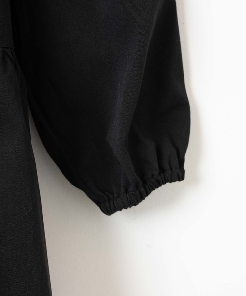 WEGO（ウィゴー）の「WEGO/アシンメトリーティアードチュニック（ワンピース・レディース・ブラック/ホワイト・FREE）」の10枚目の写真