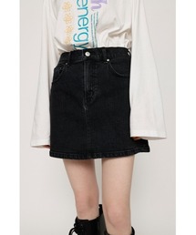 美品！Sly Jeans デニムスカート　ミニスカート　ブラックデニム 公式】SLYのミニスカート|デニム(スカート)検索ページ