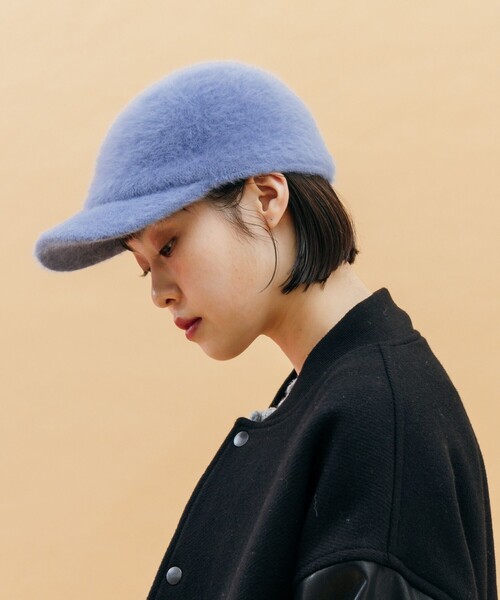 CITEN（シテン）の「＜CITEN＞ シャギー キャップ（キャップ・レディース・ケリー/ライトブルー/ブラック・FREE）」の3枚目の写真