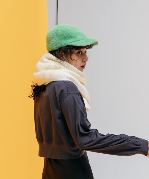 CITEN（シテン）の「＜CITEN＞ シャギー キャップ（キャップ・レディース・ケリー/ライトブルー/ブラック・FREE）」の15枚目の写真