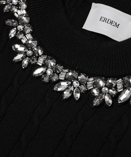 Erdem（アーデム）の「CREW NECK JUMPER（ニット/セーター・レディース・ブラック・XS/S）」の3枚目の写真