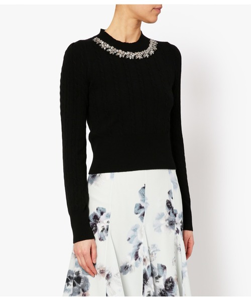 Erdem（アーデム）の「CREW NECK JUMPER（ニット/セーター・レディース・ブラック・XS/S）」の4枚目の写真