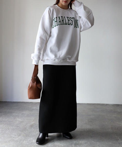 GILDANカレッジロゴ裏起毛スウェット