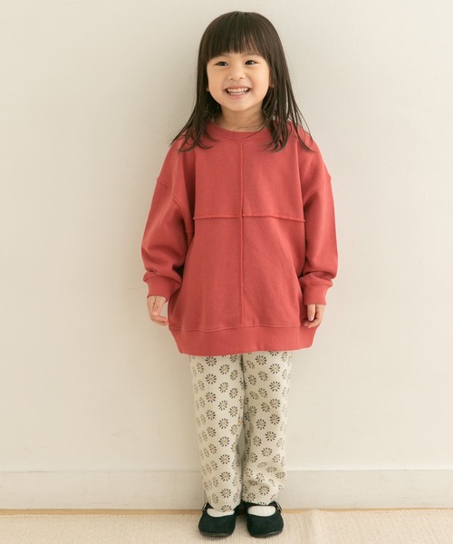 URBAN RESEARCH DOORS(アーバンリサーチドアーズ)の「裏毛切替スウェット(KIDS)(スウェット・キッズ・ピンク/イエロー・120/105/150/135)」の5枚目の写真