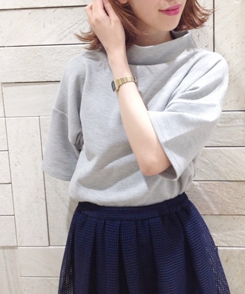 Chico（チコ）の「リップボトル5分袖PO（Tシャツ/カットソー・レディース・ホワイト/グレー/ネイビー・FREE）」の3枚目の写真