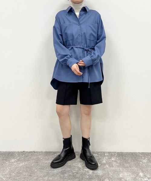 LOWRYS FARM（ローリーズファーム）の「Pオーバーシャツロング