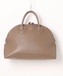 YOUNG&OLSEN The DRYGOODS STORE | 【YOUNG&OLSEN】EMBOSSED LEATHER ZIP BOAT BAG M(ハンドバッグ)