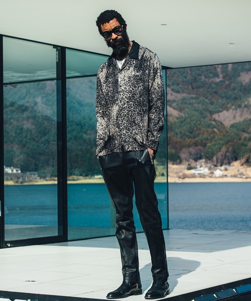 CRIMIE（クライミー）の「NOISE LEOPARD LONG SLEEVE RAYON SHIRT