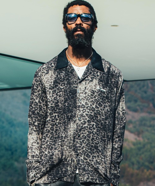 CRIMIE（クライミー）の「NOISE LEOPARD LONG SLEEVE RAYON SHIRT