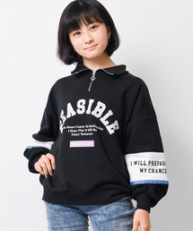 【裏起毛】ハーフZIPキリカエトレーナー