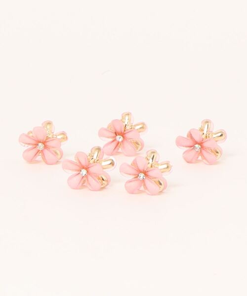 ピンク系ヘアクリップ5個セット Amazon.co.jp: Ahoney 5個パック かわいいピンクのヘアクリップ