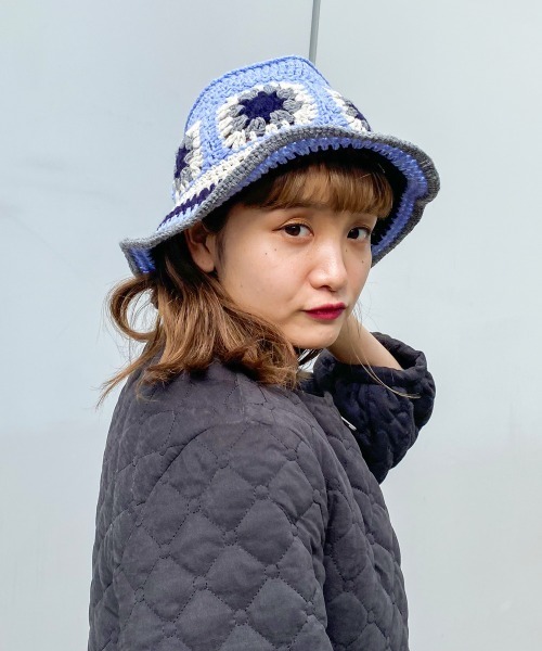 kaorinomori（カオリノモリ）の「kaorinomori ジルノースハット / カオリノモリ（ハット・レディース・ホワイト/ライトブルー・M/57.5cm）」の9枚目の写真