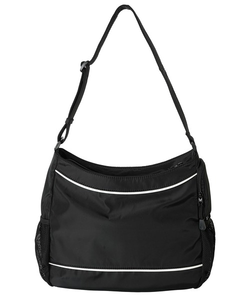 X-girl(エックスガール)の「OVAL LOGO TOTE BAG(トートバッグ・レディース・ブラック/ベージュ・ONE SIZE)」の9枚目の写真