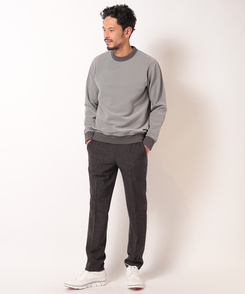 MEN'S BIGI(メンズビギ)の「ツイルダンボールクルーネックカットソー(Tシャツ/カットソー・メンズ・グリーン系その他/ブルー系その他/グレー系その他・01/02/03)」の6枚目の写真